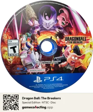 Dragon Ball: The Breakers PlayStation 4, NTSC disc