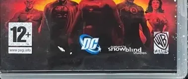 Justice League Heroes, the PEGI square on its front