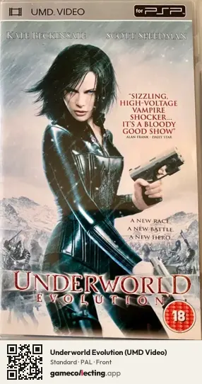Underworld Evolution (UMD Video) PlayStation Portable, PAL box front