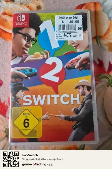 1-2-Switch Nintendo Switch, Germany box front