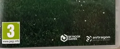 Lawn Mowing Simulator, the PEGI square on its front