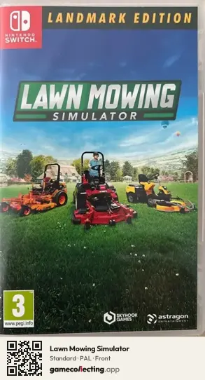 Lawn Mowing Simulator Nintendo Switch, PAL box front