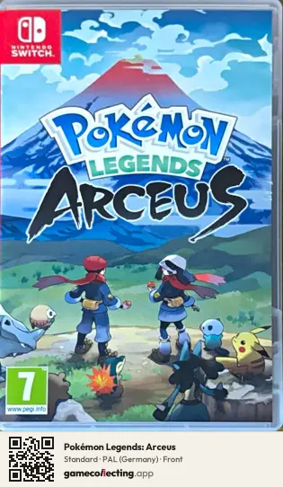 Pokémon Legends: Arceus Nintendo Switch, Germany box front