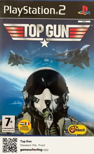 Top Gun PlayStation 2, PAL box front
