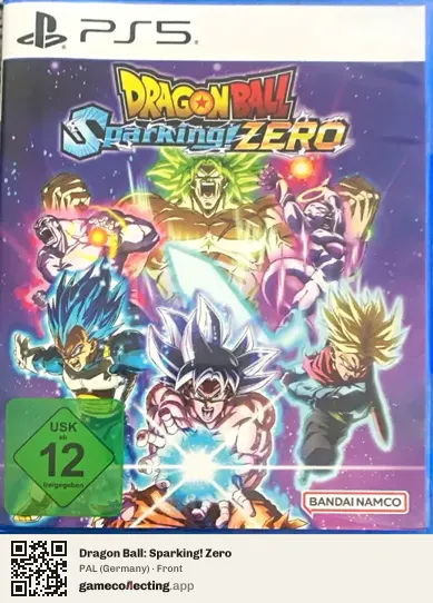 Dragon Ball: Sparking! Zero PlayStation 5, Germany box front