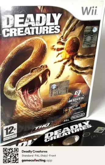 Deadly Creatures Nintendo Wii, Italy box front