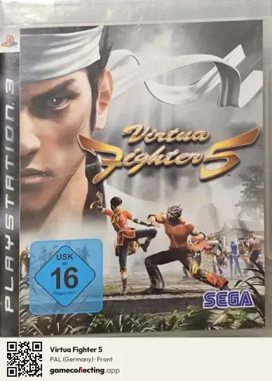Virtua Fighter 5 PlayStation 3, Germany box front