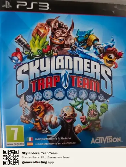 Skylanders: Trap Team PlayStation 3, Germany box front