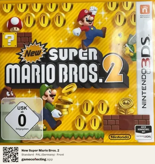 New Super Mario Bros. 2 Nintendo 3DS, Germany box front