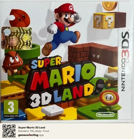 Super Mario 3D Land Nintendo 3DS, Italy box front