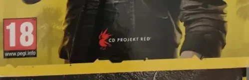 Cyberpunk 2077, the PEGI square on its front