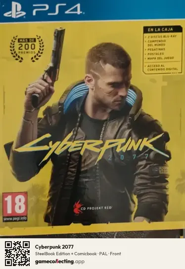 Cyberpunk 2077 PlayStation 4, PAL box front