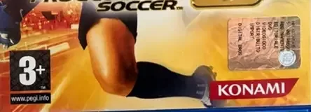Pro Evolution Soccer 6, the PEGI square on its front