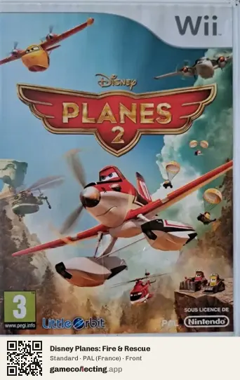 Disney Planes: Fire & Rescue Nintendo Wii, France box front