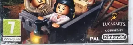 LEGO Indiana Jones 2: The Adventure Continues, the PEGI square on its front