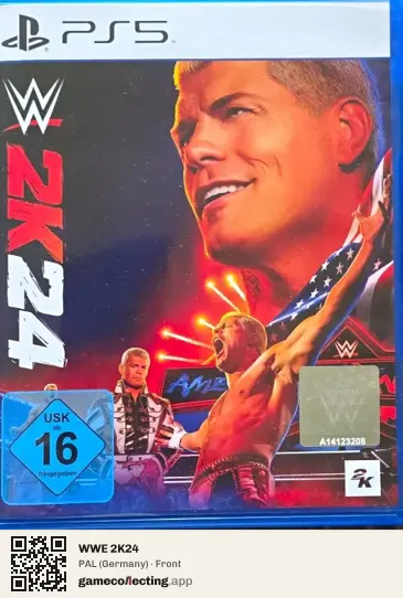 WWE 2K24 PlayStation 5, Germany box front