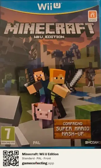 Minecraft: Wii U Edition Nintendo Wii U, PAL box front