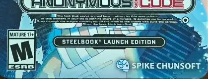Anonymous;Code, the ESRB box on its front