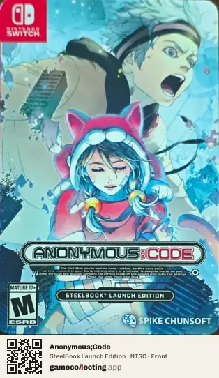 Anonymous;Code Nintendo Switch, NTSC box front