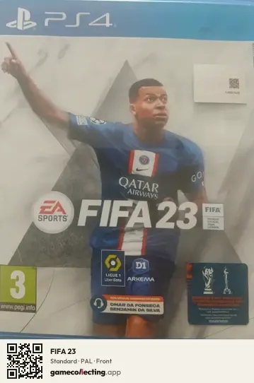 FIFA 23 PlayStation 4, PAL box front