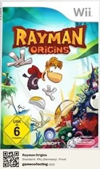 Rayman Origins Nintendo Wii, Germany box front