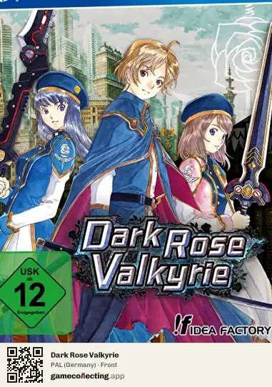 Dark Rose Valkyrie PlayStation 4, Germany box front