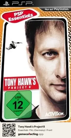 Tony Hawk's Project 8 PlayStation Portable, Germany box front