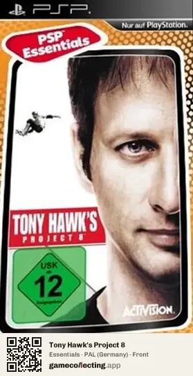 Tony Hawk's Project 8 PlayStation Portable, Germany box front