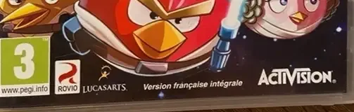 Angry Birds Star Wars, the USK square on its front