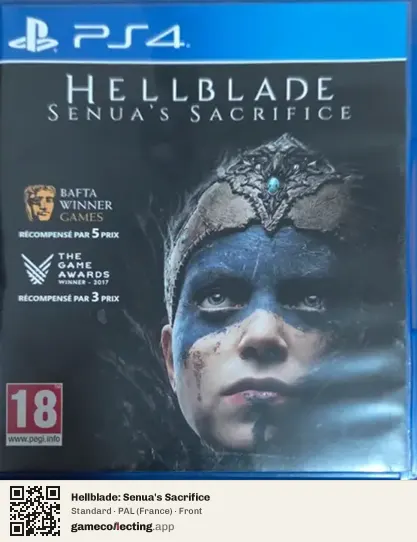 Hellblade: Senua's Sacrifice PlayStation 4, France box front