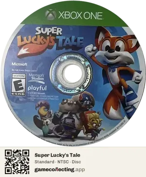 Super Lucky's Tale Xbox One, NTSC disc