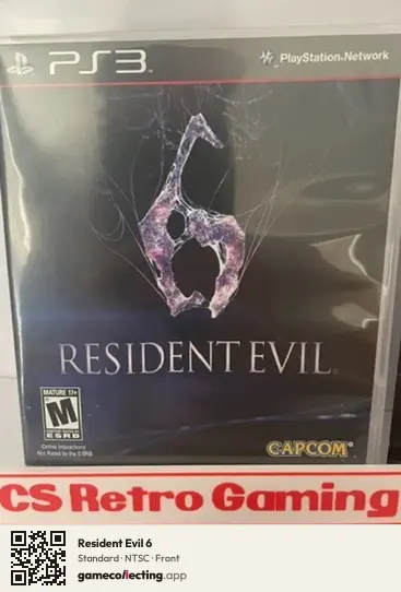 Resident Evil 6 PlayStation 3, NTSC box front
