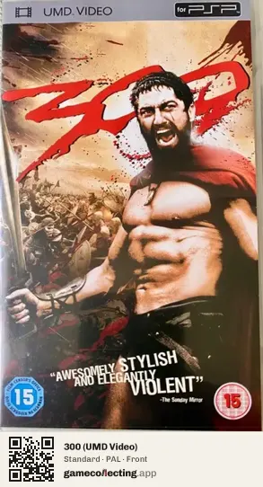 300 (UMD Video) PlayStation Portable, PAL box front