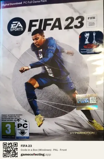 FIFA 23 Computer, PAL box front