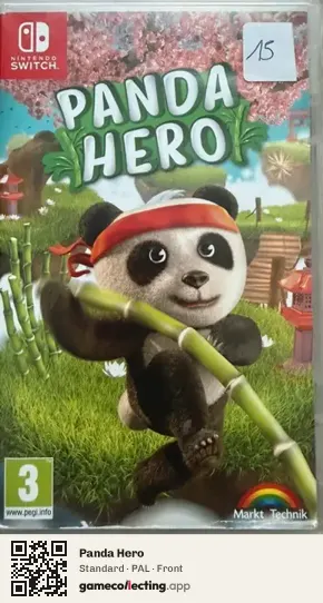 Panda Hero Nintendo Switch, PAL box front