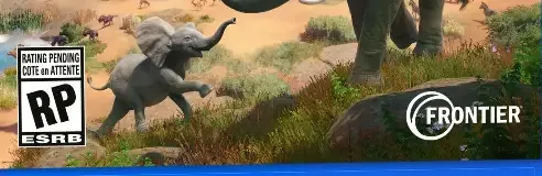 Planet Zoo: Console Edition, the ESRB box on its front