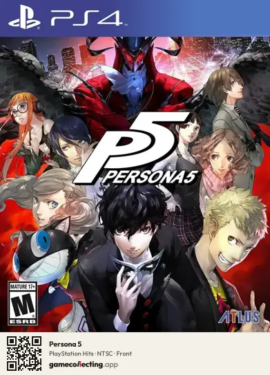 Persona 5 PlayStation 4, NTSC box front