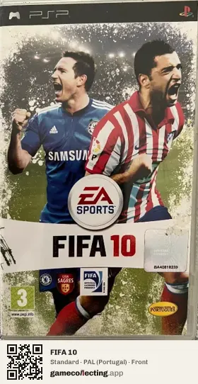 FIFA 10 PlayStation Portable, Portugal box front