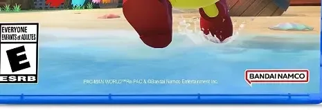 Pac-Man World Re-Pac, the ESRB box on its front