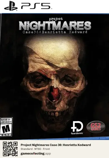 Project Nightmares Case 36: Henrietta Kedward PlayStation 5, NTSC box front