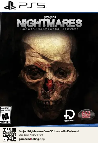 Project Nightmares Case 36: Henrietta Kedward PlayStation 5, NTSC box front