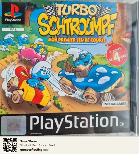 Smurf Racer PlayStation, France box front