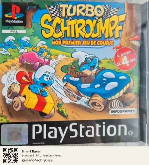 Smurf Racer PlayStation, France box front