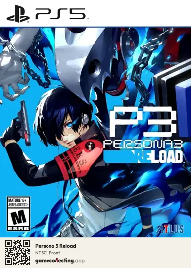 Persona 3 Reload PlayStation 5, NTSC box front
