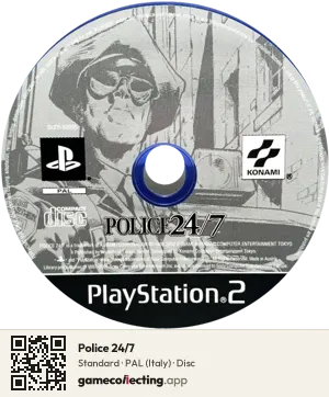 Police 24/7 PlayStation 2, PAL disc