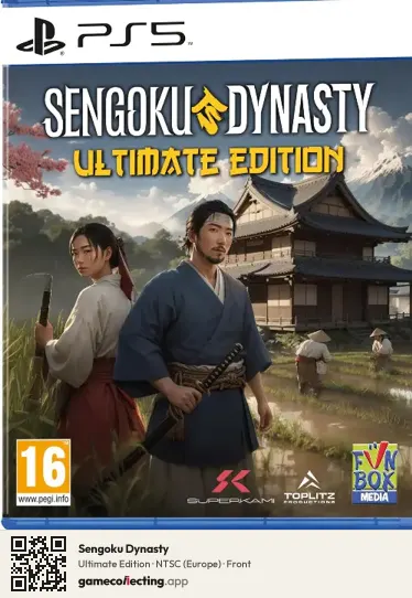 Sengoku Dynasty PlayStation 5, Europe box front