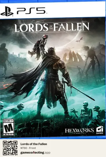 Lords of the Fallen PlayStation 5, NTSC box front