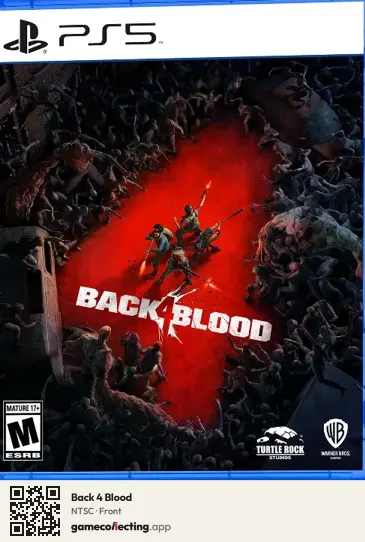 Back 4 Blood PlayStation 5, NTSC box front