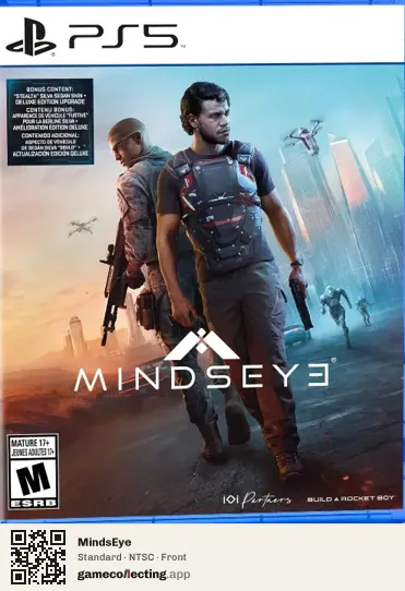 MindsEye PlayStation 5, NTSC box front