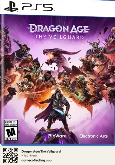 Dragon Age: The Veilguard PlayStation 5, NTSC box front